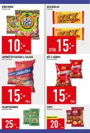 Matdax reklamblad vecka 43 Sida 19: Fazer tutti frutti remix €10,00, Exotic Snacks Jordnötter €15,00
