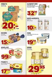Matdax reklamblad vecka 43 Sida 21: Frönuftig polarbröd €20,00, Barista havredryck €10,00