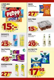 Matdax reklamblad vecka 43 Sida 24: Serla toalettpapper €49,95, Cloetta plopp sportlunch tupla €15,00
