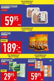 Matdax reklamblad vecka 43 Sida 4: Sevan guacamole €29,95, Lantkyckling kycklingbröstfilé €59,95