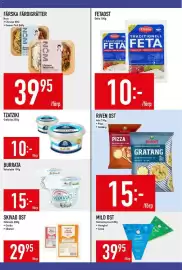 Matdax reklamblad vecka 43 Sida 9: Nom Färska Färdigrätter €39,95, Burrata €15,00