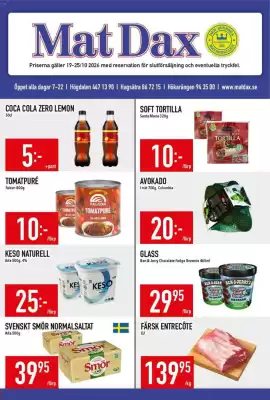 Matdax (giltig till och med 25-10)