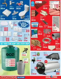 Cashbuild catalogue Page 2: GUMPOLE €107,95, BRICKFORCE NHBRC 2.8mm €54,95