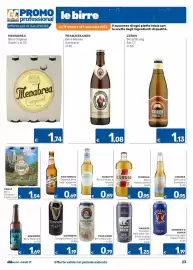 Volantino ARCA C+C cash and carry Pagina 23: Moretti Birra Filtrata a Freddo €0,89, Paulaner Birra Weissbier €0,79