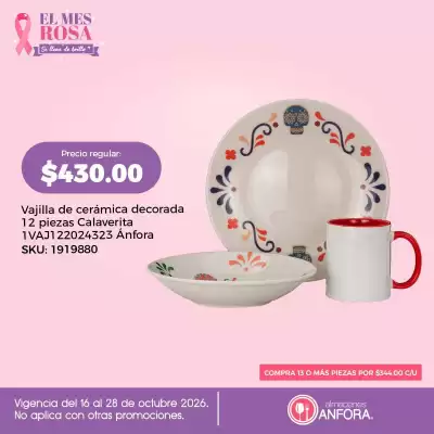 Almacenes Anfora (válido hasta 28-10)