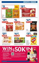 Foodland catalogue week 43 Page 13: Arnott's Cruskits Crispbread €3,00, Arnott's Family Chocolate Biscuits €4,40