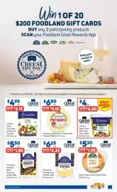Foodland catalogue week 43 Page 7: President Double Brie Cheese €6,50, Tasmanian Heritage Havarti €5,50