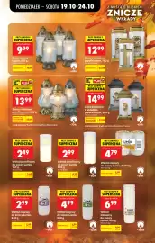 Biedronka gazetka | Codziennie niskie ceny Strona 21: Znicz z wkładem parafinowym €12,99, Znicz kapliczka €14,99