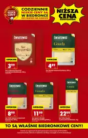 Biedronka gazetka | Codziennie niskie ceny Strona 3: Ser plastry Gouda Światowid €11,99, Ser żółty Gouda Światowid €22,99