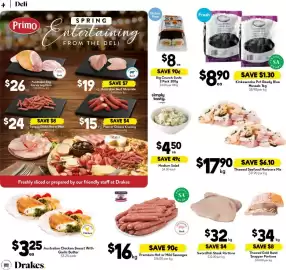 Drakes catalogue week 43 Page 4: Slope & Sons Premium Hot or Mild Sausages €16,00