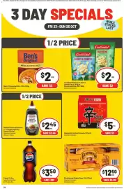 IGA catalogue Page 2: Nongshim Instant Noodle 5 Pack €5,00, Ben's Original Mexican Style Rice €2,00