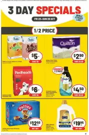 IGA catalogue Page 3: Comfort Laundry Fabric Conditioner Liquid €4,50, Redheads BBQ Briquettes €6,00