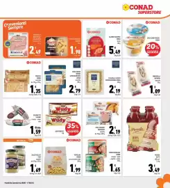 Volantino Conad Superstore Pagina 13: Brodo granulare Knorr classico - vegetale €1,65, Focaccia Conad assortite €1,35