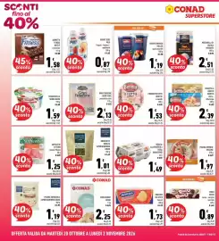 Volantino Conad Superstore Pagina 2: Milk Yogurt €0,87, Gran Tenerone €2,13