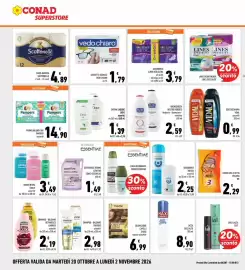 Volantino Conad Superstore Pagina 24: Deodoranti Infasil €2,25, Shampoo - Balsamo Pantene €2,98