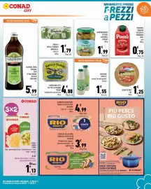 Volantino Conad City Pagina 11: Filetti di sgombro Parodi €4,88, Crockioli Gewürzgurken €1,99