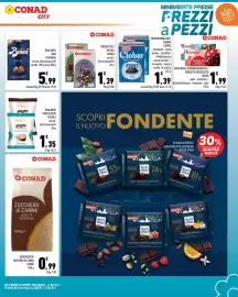 Volantino Conad City Pagina 13: Infuso mirtillo Conad €1,39, Witor's crispy €1,35