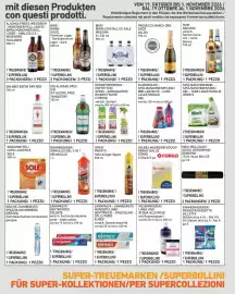 Volantino Conad City Pagina 19: Rum Bacardi €1,00, Gin alcol free Tanqueray €1,00
