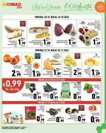 Volantino Conad City Pagina 3: Kernlose Weisse Trauben/ Uva Bianca Senza Semi Saporidee Conad €2,99