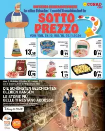 Volantino Conad City Pagina 6: Prager Schinken/Prosciutto Praga Recla €0,99, Gorgonzola DOP Igor €0,99