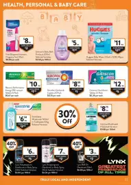 Foodworks catalogue week 43 Page 27: First Response Instream Pregnancy Test €8,00, Johnson's Baby Bath Products €5,00