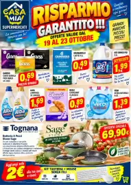 Volantino A Casa Mia Pagina 1: Ace denso.piu €1,99, Bauli croissant classico €0,89