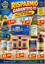 Volantino A Casa Mia Pagina 2: a CASA MIA SUPERMERCATI La convenienza sempre con te! Giglio Oro LIERTIE OLIO DI SEMI DI