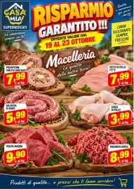 Volantino A Casa Mia Pagina 8: a CASA MIA SUPERMERCATI La convenienza sempre con te! POLPETTONE FARCITO VARI GUSTI 7,999 €