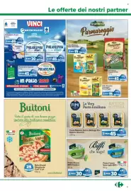 Volantino Carrefour Express Pagina 11: Parmigiano Reggiano Mito €45,00, Buitoni Bella Napoli Margherita €25,00