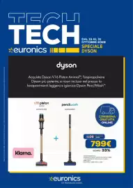 Volantino Euronics Pagina 1: V16 piston animal aspirapolvere + pencilwash lavapavimenti €799,00