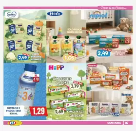 Volantino GeD Shopping Pagina 16: Human Piccoli Eroi 3 €1,29, Plasmon Biscottino Granulato €4,49