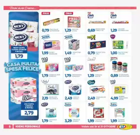 Volantino GeD Shopping Pagina 6: Carta igienica Vit €1,79, Maxi Fazzoletti €0,79