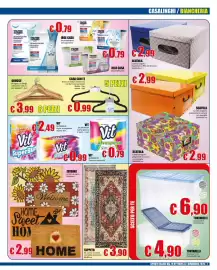 Volantino Casalandia Pagina 7: Tappeto €3,90, Scatola 60 Lt Tontarelli €6,90