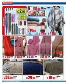 Volantino Casalandia Pagina 8: Trapunta Gioia Bicolor €19,90, Trapunta Martina Bicolor €29,90