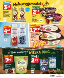 Topaz Express gazetka tydzień 43 Strona 17: Granola Fitness €7,99, Jogurt pitny Skyr Piątnica €4,49