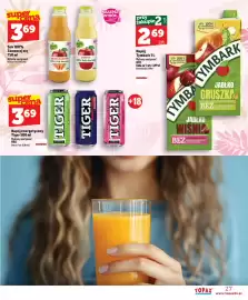 Topaz Express gazetka tydzień 43 Strona 27: Napój Tymbark €2,69, Napój energetyczny Tiger €3,69