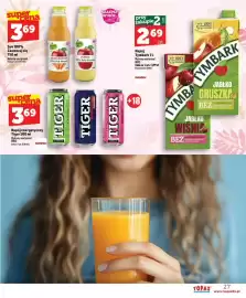 Topaz Express gazetka tydzień 43 Strona 27: Napój Tymbark €2,69, Napój energetyczny Tiger €3,69