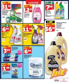 Topaz Express gazetka tydzień 43 Strona 29: Spray do czyszczenia Meglio €11,99, Płyn do szyb Clin €6,99