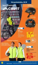 Lidl gazetka tydzień 43 Strona 10: Od poniedziałku, 26.10 Sport i wypoczynek ACRIVIT FIND YOUR MOVE 12 otworów