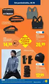 Lidl gazetka tydzień 43 Strona 13: Biustonosz sportowy Crivit €26,99, Akcesoria do biegania Crivit €17,99