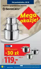 Lidl gazetka tydzień 43 Strona 2: Zestaw garnków SilverCrest €119,00