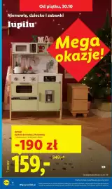 Lidl gazetka tydzień 43 Strona 4: Kuchnia drewniana Lupilu €159,00