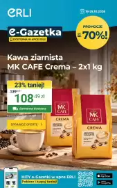 ERLI gazetka tydzień 43 Strona 1: Kawa ziarnista MK Café Crema 2-pak €108,49