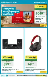 ERLI gazetka tydzień 43 Strona 5: Telewizor Ud 50 LED 4K UHD z Google Tv €1.049,00, Mikrowieża Blaupunkt €399,00