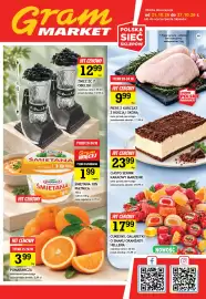 Gram Market gazetka tydzień 43 Strona 1: Pomarańcze €3,99, Cukierki o smaku oranżady Hellena €17,99