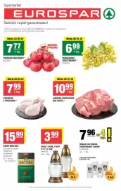 EuroSPAR gazetka Strona 1: Wkład do znicza parafinowy Domio 4-pak €7,96, Kawa mielona Jacobs €15,99