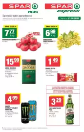 SPAR mini gazetka Strona 1: Winogrona rodzynkowe €6,99, Napój energetyzujący Monster Energy €4,99