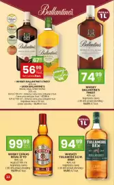 Twój Market gazetka | Alkohole Strona 22: Whisky Chivas Regal 12 YO €99,99, Likier Ballantine's Brasil €56,99