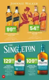 Twój Market gazetka | Alkohole Strona 26: Whisky Johnnie Walker Black Label €99,99, Whisky Johnnie Walker Red Label €54,99