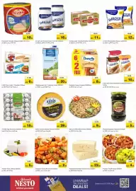 Nesto catalogue Page 11: President Triangle Cheese €19,99, LVQR Slice Light/ Cheddar €6,99